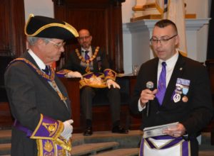 Mike Jarzabek was elected to serve as Junior Grand Warden in 2018.